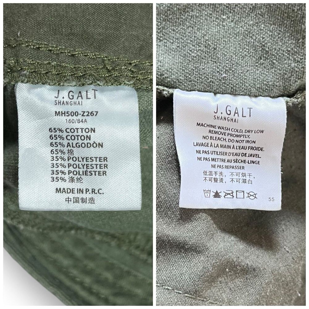 John Galt | Brandy Melville | Kim Cargo Pants | Army Green | Womens Size 6 Jeans - Picture 7 of 8